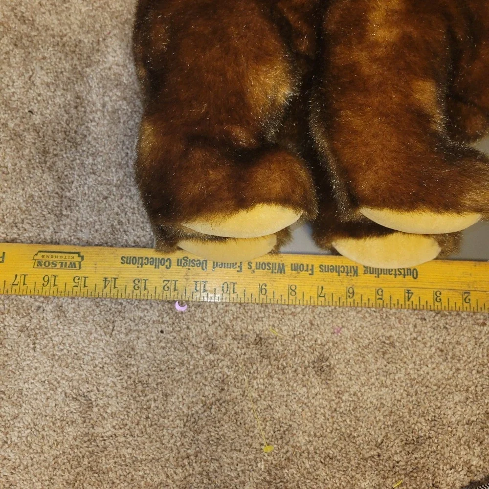 SKM Brown Bear‎ Plush Stuffed Animal Realistic Standing Bear 12